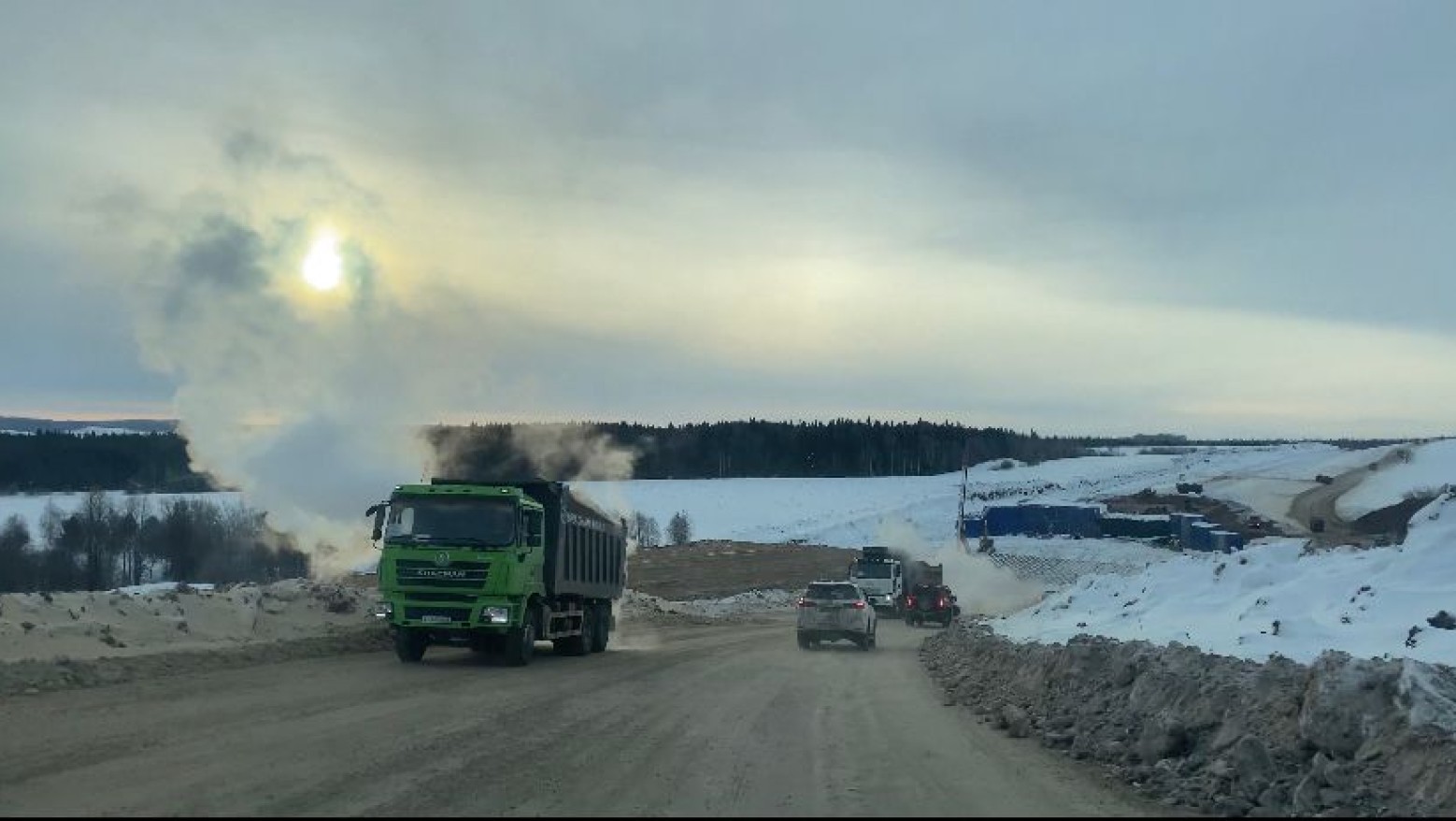Около 700 человек трудятся на участке 90-100 1 этапа дороги Дюртюли-Ачит