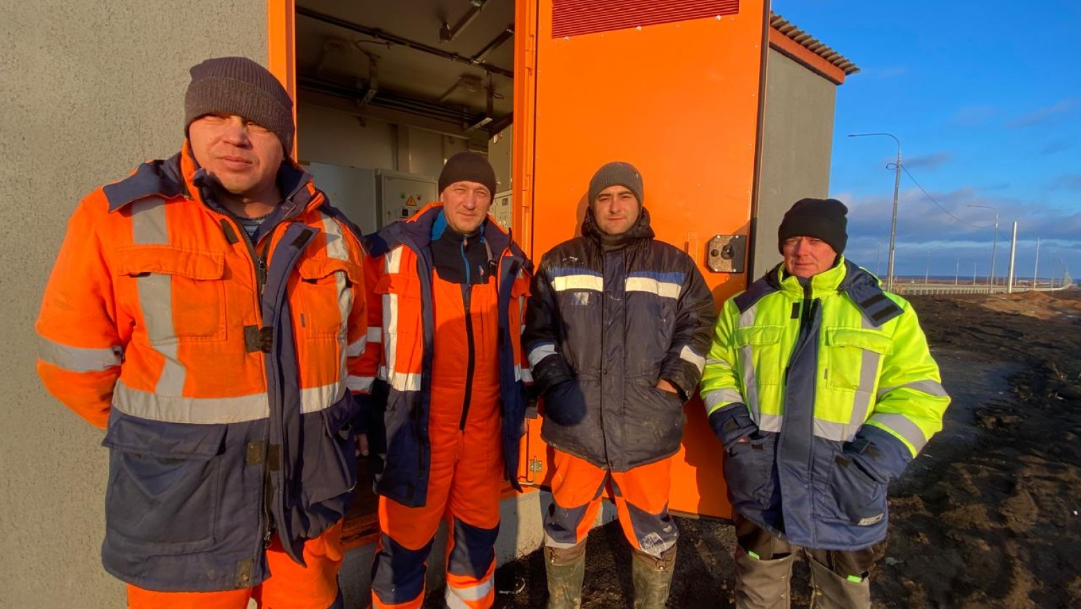 На дороге Дюртюли-Ачит в Башкирии подключили освещение - слайд 2