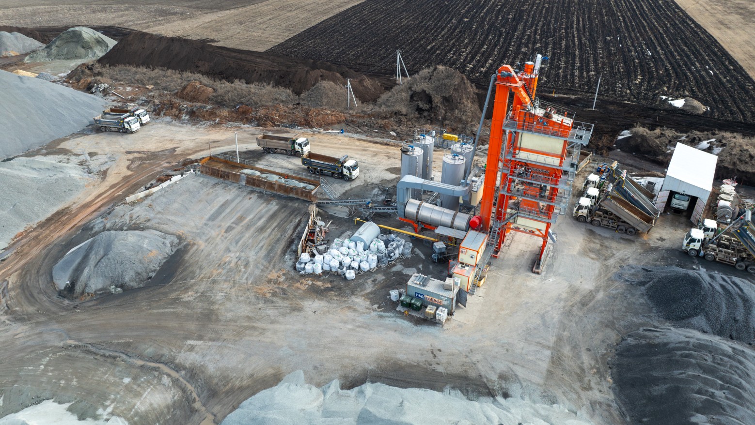 На 1 этапе «Дюртюли-Ачит» начались испытания асфальтобетонной смеси - слайд 1