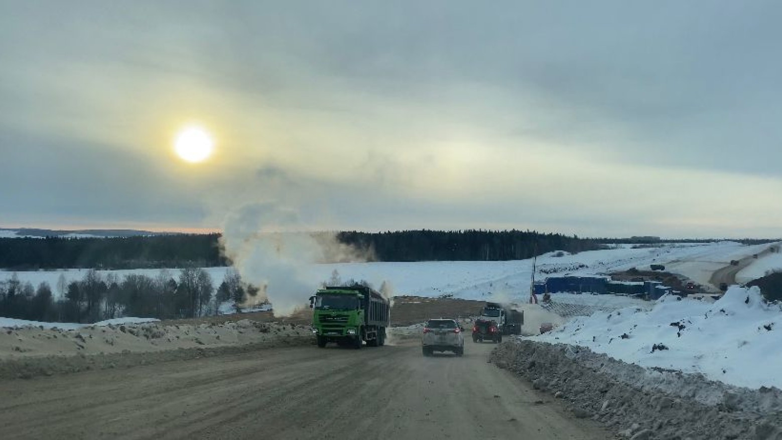 Около 700 человек трудятся на участке 90-100 1 этапа дороги Дюртюли-Ачит - слайд 3