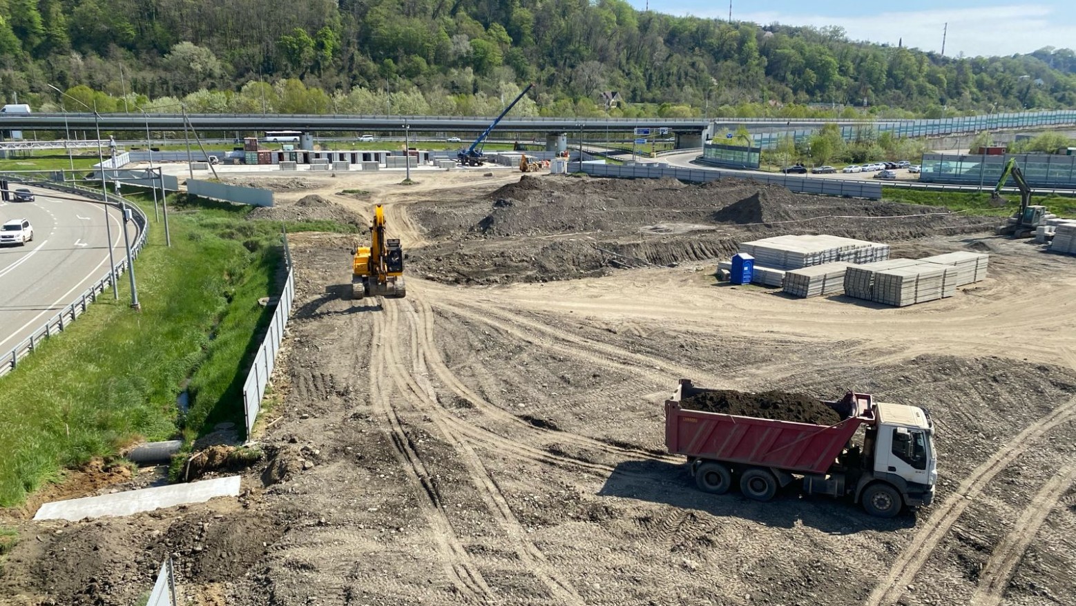 Строительство участка «Обход Адлера» набирает обороты - фото 1